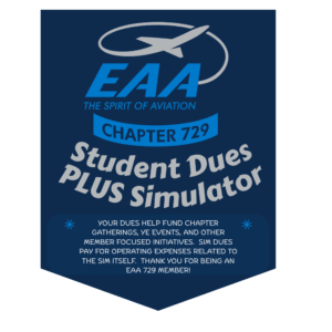 Annual Membership Dues PLUS Simulator Fee – Student